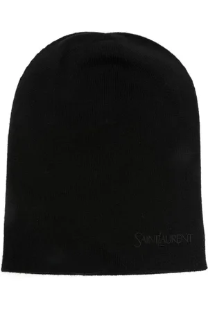 Saint Laurent Logo-embroidered beanie