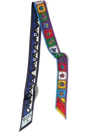Puccini Iride Festa-print silk scarf