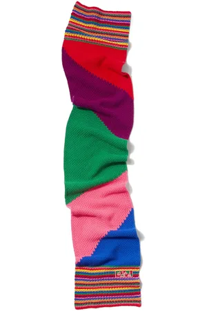Puccini Colour-block wool scarf