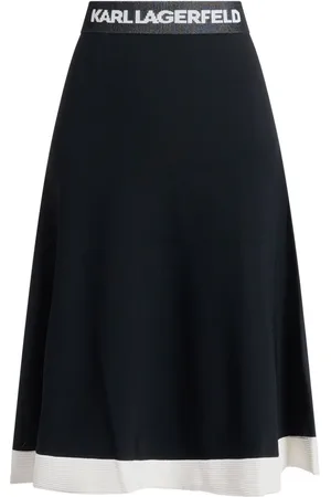Karl Lagerfeld Flared knit skirt