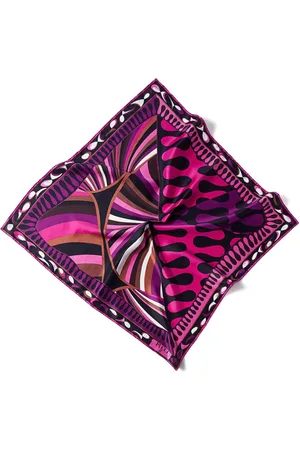Puccini Large Iride Leocorno-print silk scarf