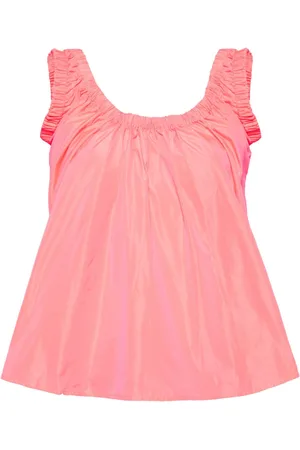 Molly Goddard Gathered taffeta vest
