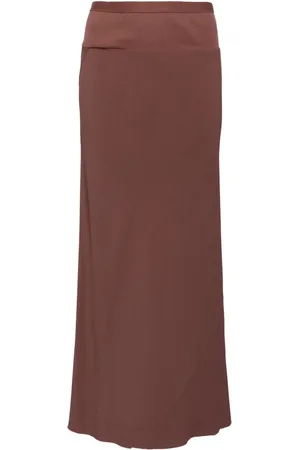 Rick Owens Ribbed flared skirt