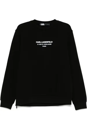 Karl Lagerfeld Rubberised-logo sweatshirt