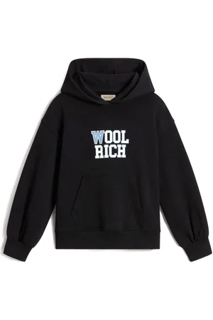 Woolrich Puff-sleeve cotton hoodie