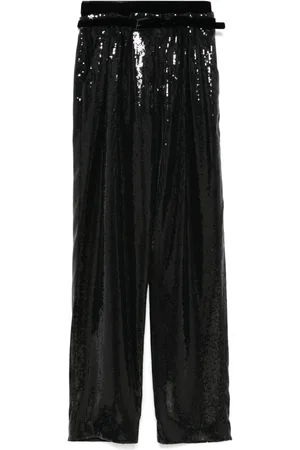 Emporio Armani Sequin-embellished trousers