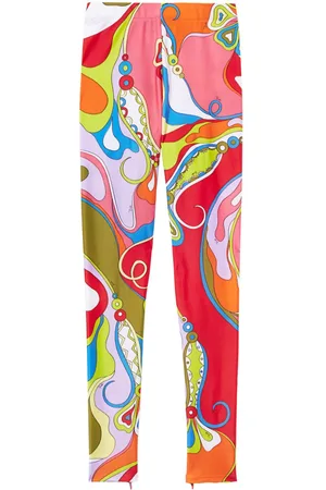Puccini Orchidee-print leggings