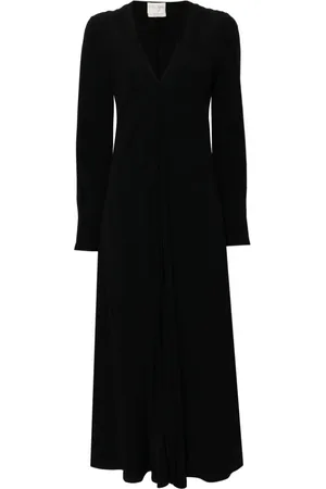 FORTE FORTE Crepe long-sleeve dress