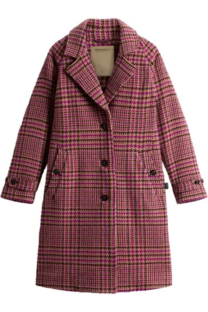 Woolrich Checked trench coat