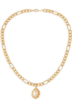 Susan Caplan 1980s faux-pearl pendant necklace