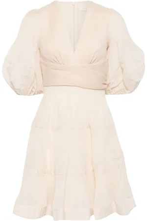 ZIMMERMANN Pleated mini dress
