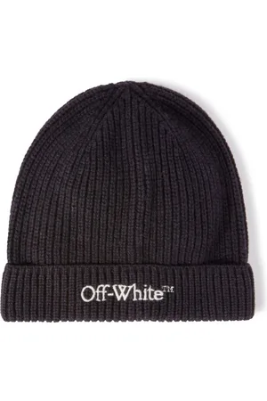 OFF-WHITE Bookish ribbed beanie