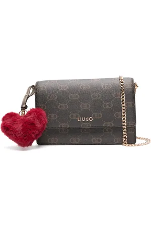Liu Jo Faux-fur charm cross body bag