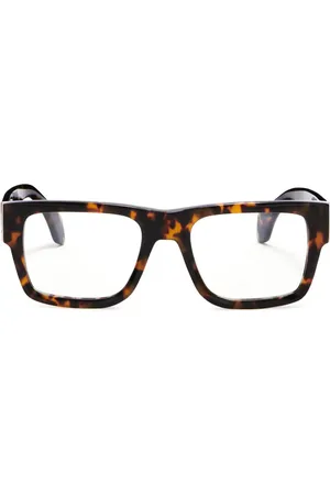 Palm Angels Tortoiseshell rectangle-frame glasses
