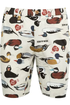 HUMAN MADE Duck-print shorts
