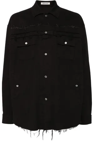 UNDERCOVER Fringe-edged shirt