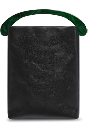 DRIES VAN NOTEN Resin-handle leather mini bag