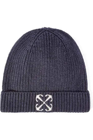 OFF-WHITE Arrow ribbed beanie