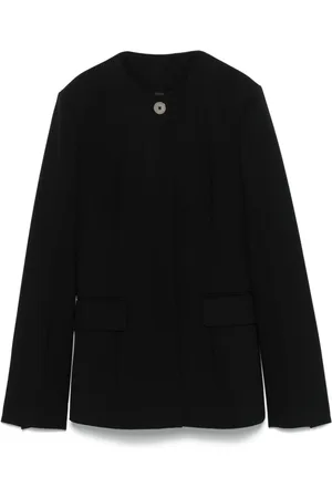 Totême Collarless cinched jacket
