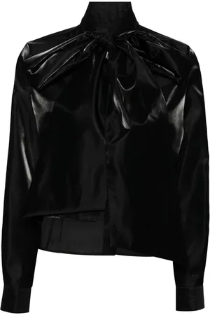 NOIR KEI NINOMIYA Bow satin shirt
