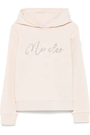 Moncler Rhinestone-logo hoodie