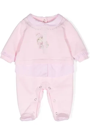 Lapin House Rabbit-print check pattern-detail pyjamas