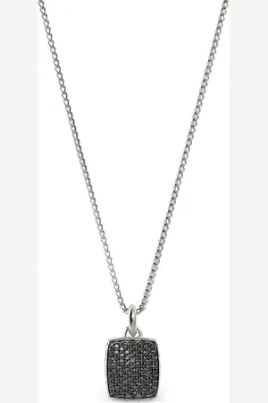 John Hardy Sterling Tag sapphire necklace