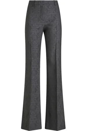 Etro Jacquard flared trousers