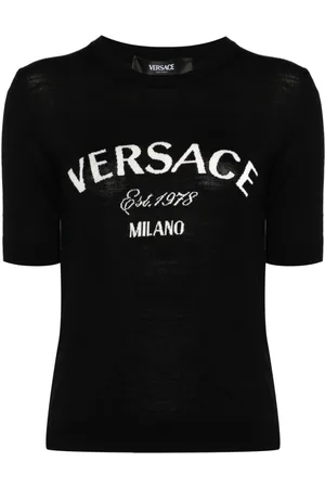 VERSACE College knit top