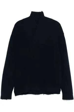 LANEUS Shawl-collar sweater