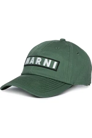 Marni Logo-embroidered cotton cap