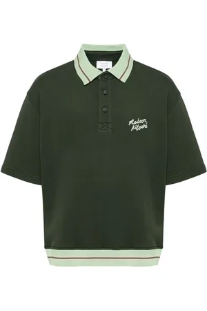 Maison Kitsuné Embroidered logo polo shirt