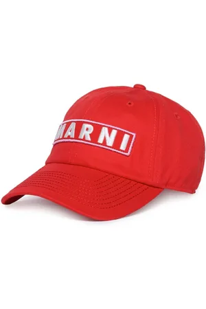 Marni Logo-embroidered cotton cap