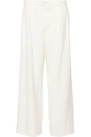 WARDROBE.NYC Low-waisted tailored trousers