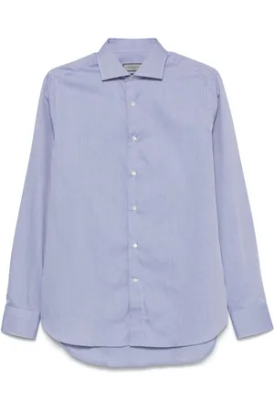 CANALI Cutaway-collar shirt