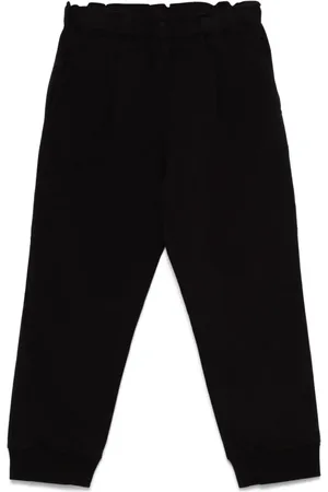 Moschino Logo-embroidered trousers