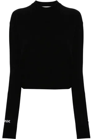 Sportmax Intarsia-logo sweater