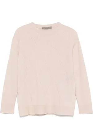D.EXTERIOR Argyle-knit sweater