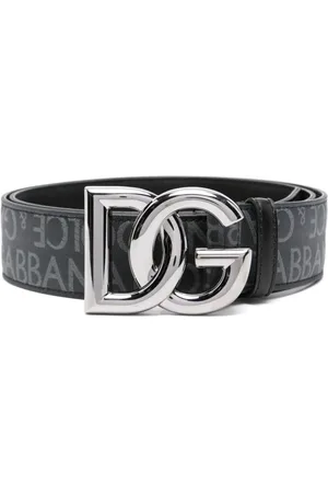 Dolce & Gabbana DG-logo leather belt