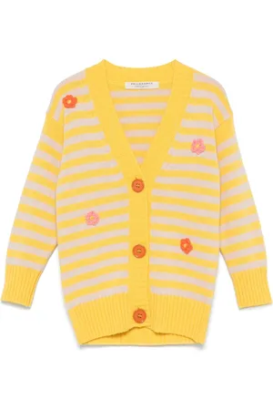 PHILOSOPHY DI LORENZO SERAFINI Floral-appliqu?? cardigan