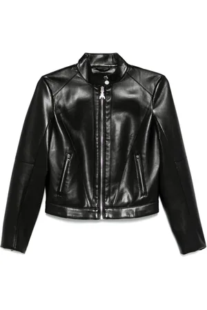 Patrizia Pepe Faux-leather biker jacket