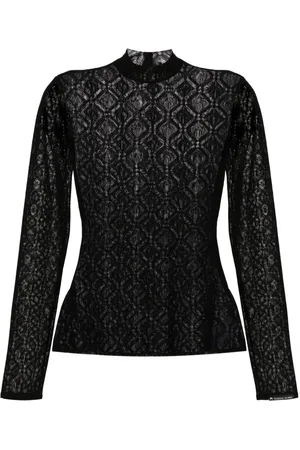 Marine Serre Moon Diamant mesh top