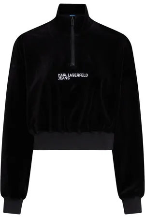 Karl Lagerfeld Corduroy half-zip sweatshirt