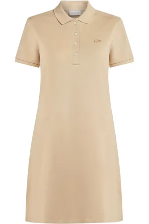 Lacoste Logo-embroidered polo dress