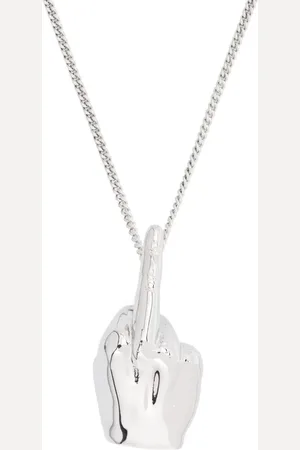 Y / PROJECT Polished hand-pendant necklace