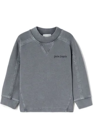 Palm Angels Logo-print cotton sweatshirt