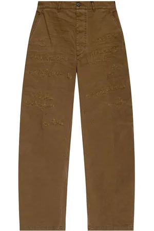 Dsquared2 Ripped loose-fit trousers
