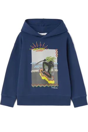 Palm Angels Photograph-print cotton hoodie