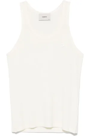 COPERNI Logo-embroidered tank top