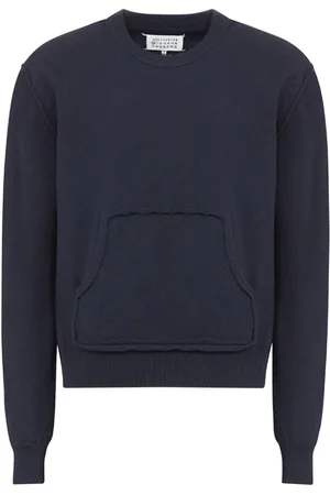 Maison Margiela Pouch-pocket four-stitch sweatshirt